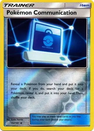 Team Up Pokémon Communication #152/181 reverse holo